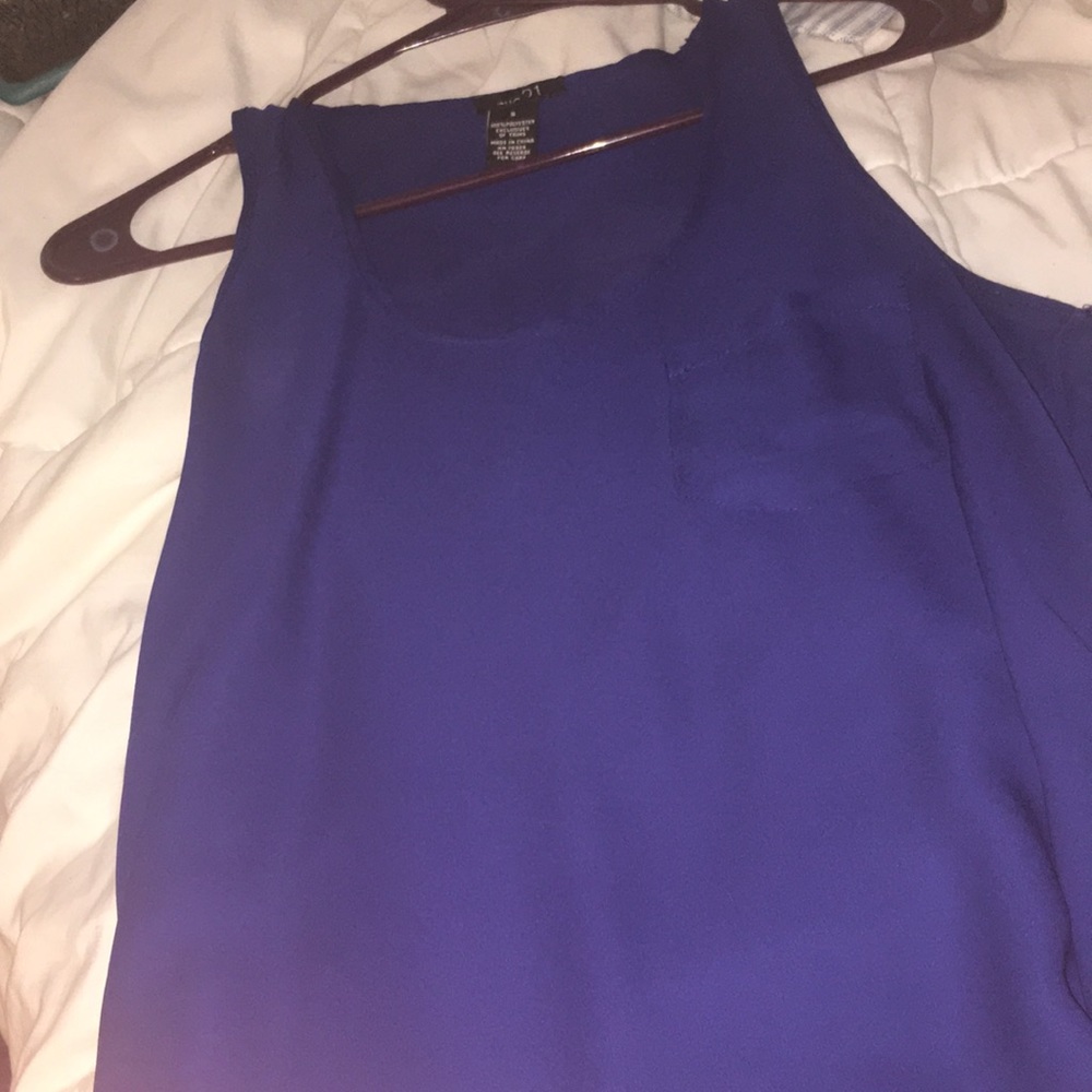 Blue tank from rue21